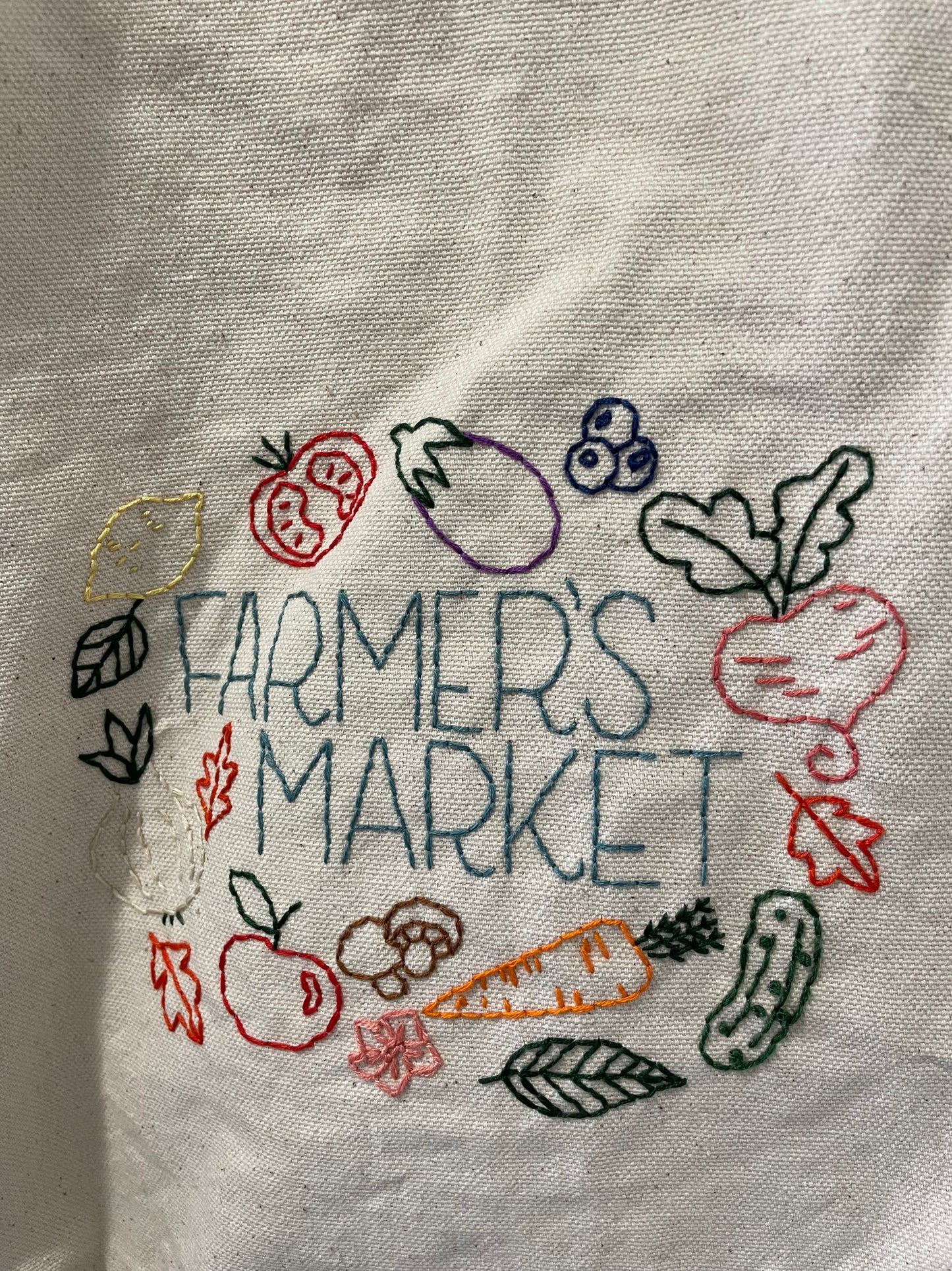 Hand Embroidered Tote Bags