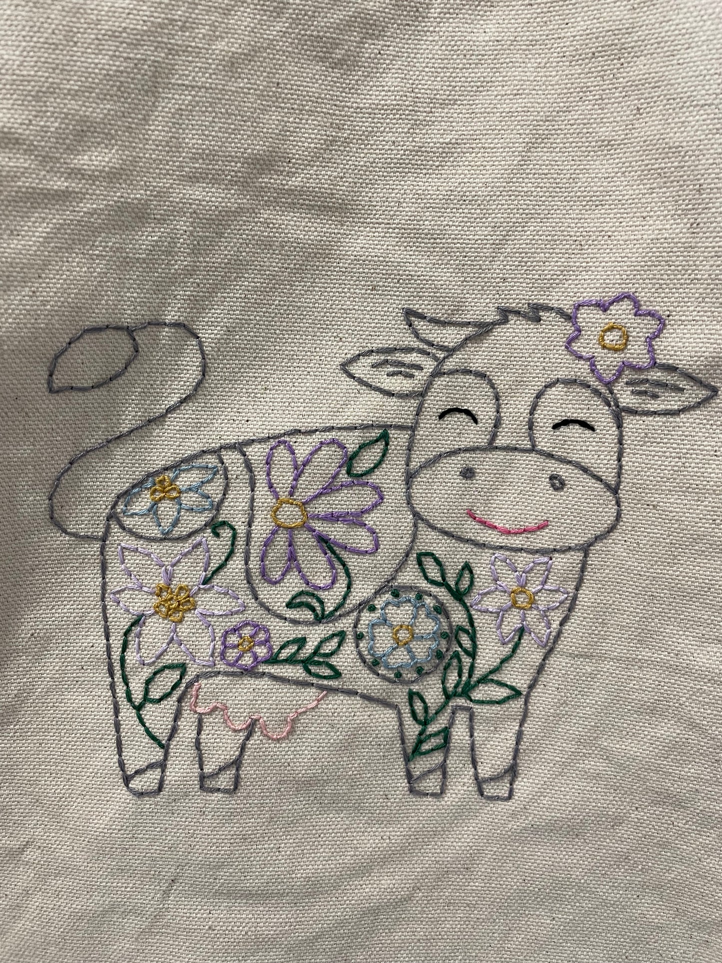 Hand Embroidered Tote Bags