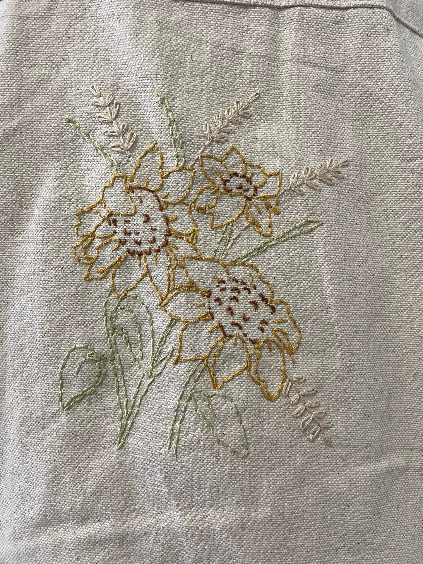 Hand Embroidered Tote Bags