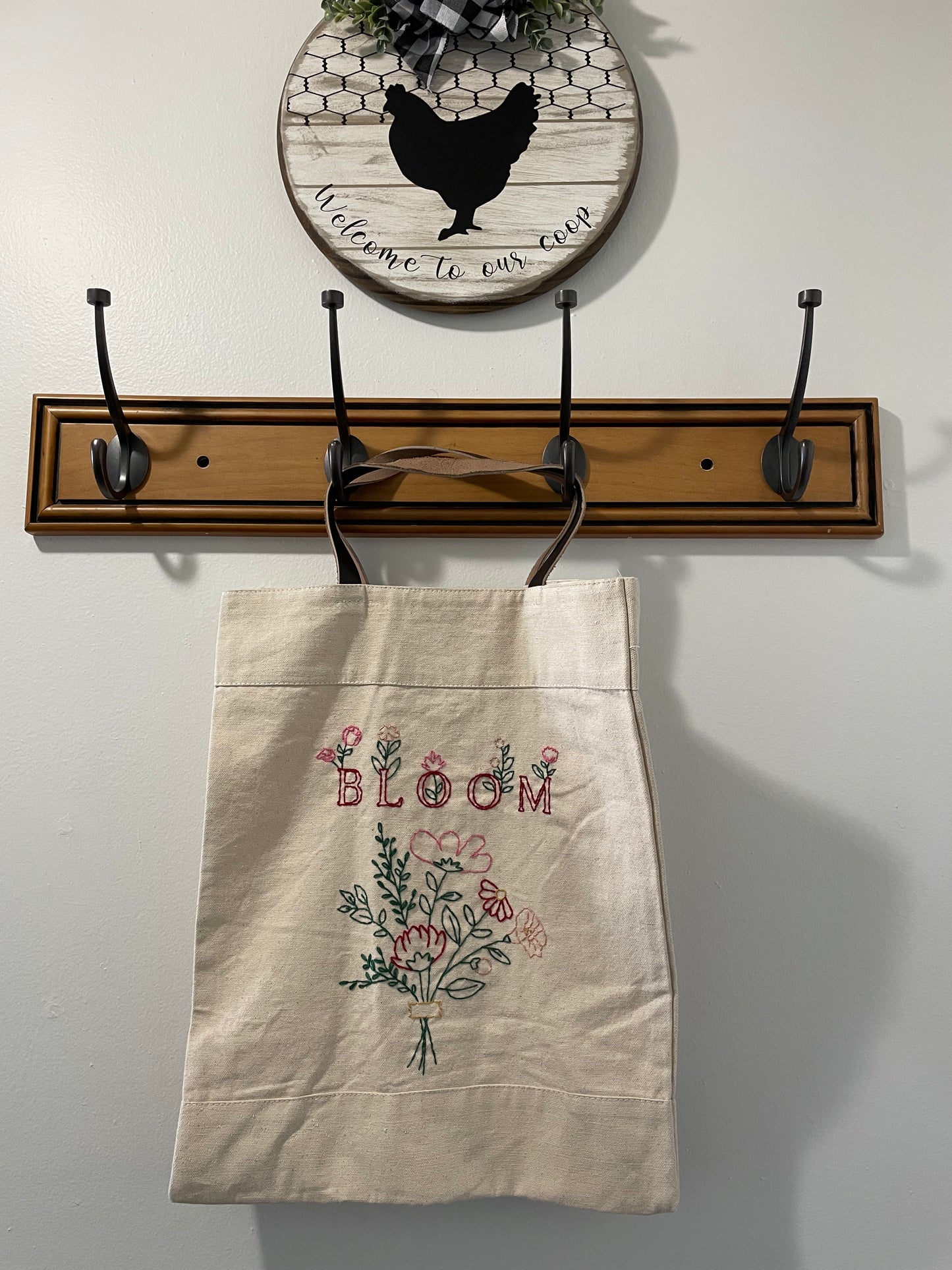 Hand Embroidered Tote Bags