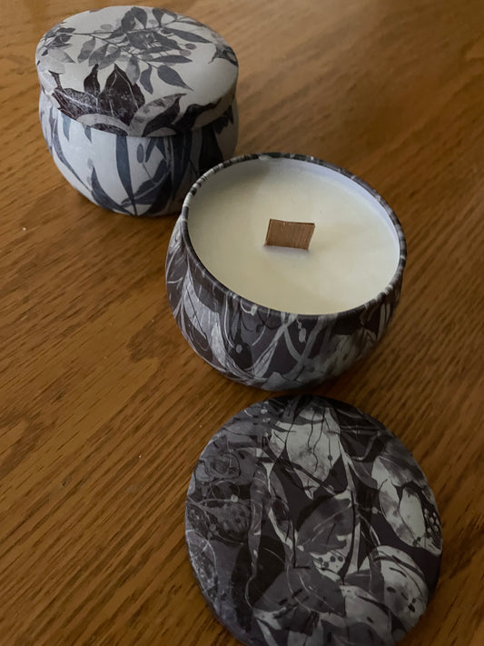 Unscented soy wax candles