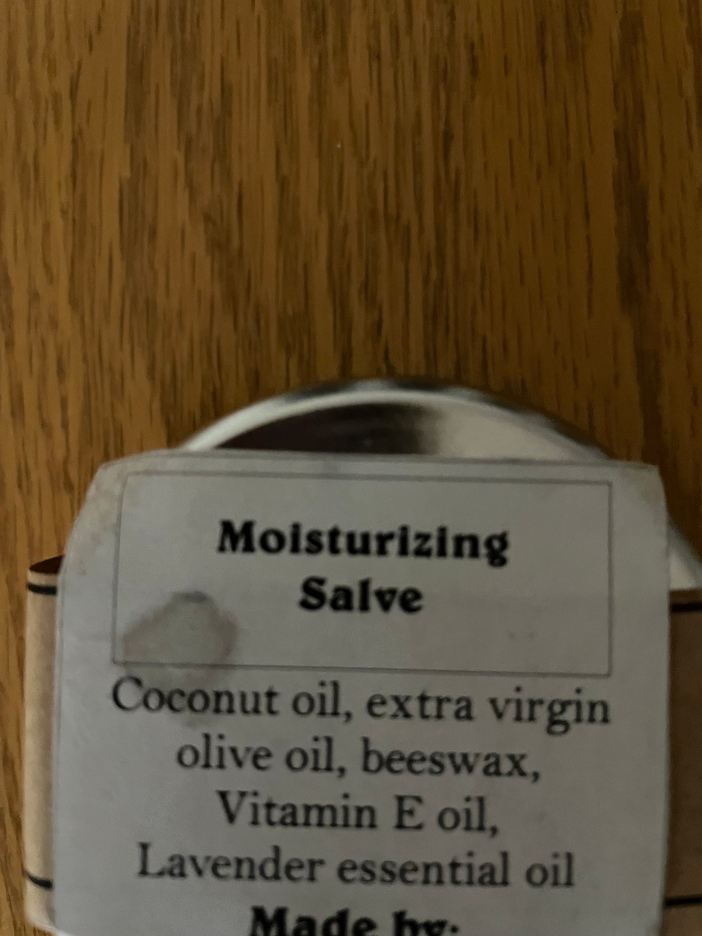 Moisturizing Salve