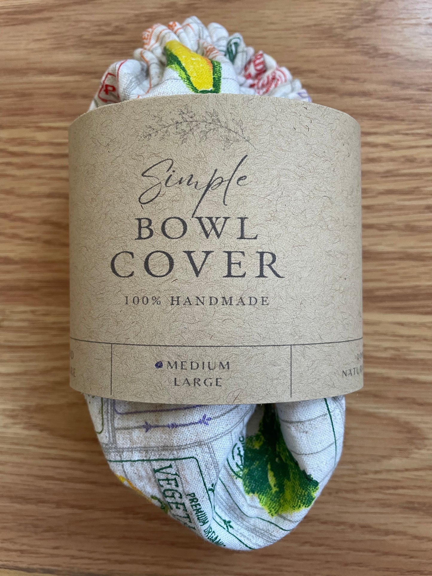 Fabric Bowl Covers, 8”